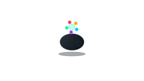 3d color pallet Video stock 346182998