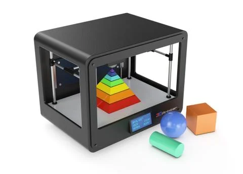 3d color printer イラスト素材
