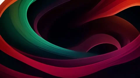 3D Color Rainbow Circular Background Stock Footage 277651433