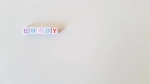 3d Colored Word Cube Stock-Fotos