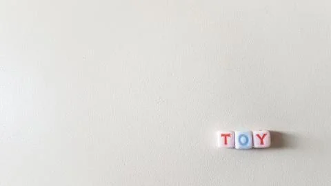 3d Colored Word Cube Stock Photos