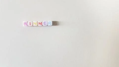 3d Colored Word Cube Stock-Fotos