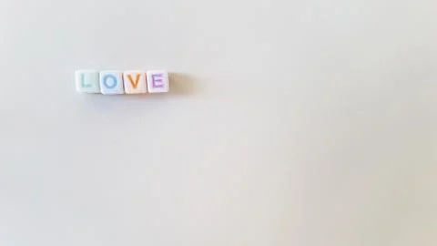 3d Colored Word Cube Stock Photos