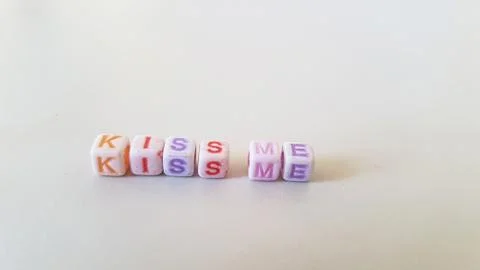 3d Colored Word Cube Stock Photos