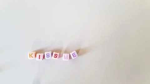 3d Colored Word Cube Stock Photos