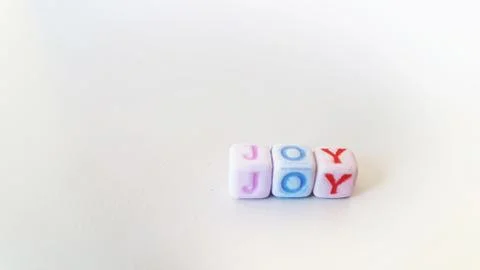 3d Colored Word Cube Stock Photos