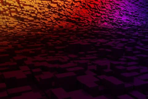 3d colorful abstract background Illustrazione stock