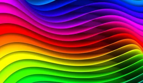 3D colorful background Stock Illustration