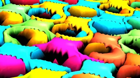 3D colorful circle . Background 3D Stock Footage 151934521