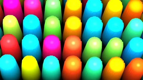 3D colorful circle . Background 3D Stock Footage 151934522