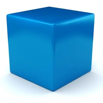 3d colorful cubes, on white background Illustrazione stock