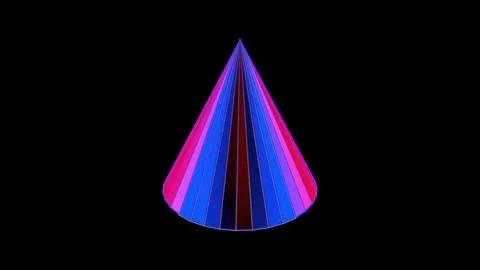 3d colorful Pyramid 스톡 일러스트