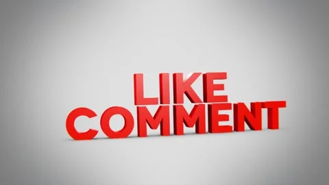 3D-Like-Comment-Subscribe-Animation Stock Footage 316975518