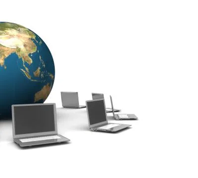 3d communication concept Stock Illustration