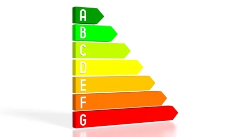 3D comparison chart, white background Stock Footage 87966039