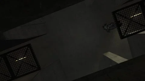 3D Computer Game - Dark Hallway Episode - Take 02 動画素材 220555233