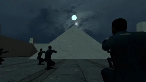 3D Computer Game - Deadly Cult - Take 01 Stock Footage 221516999