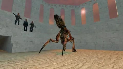 3D Computer Game - Monster Arena - Take 02 動画素材 221926393