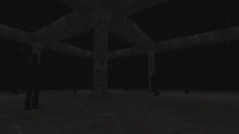 3D Computer Game - People in the Dark - Take 01 動画素材 229138694