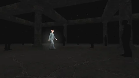 3D Computer Game - People in the Dark - Take 10 動画素材 229138769