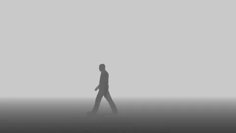 3D Computer Game - People in the Fog 動画素材 229188009