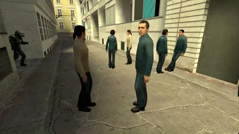 3D Computer Game - Police Brutality - Take 02 動画素材 229187921