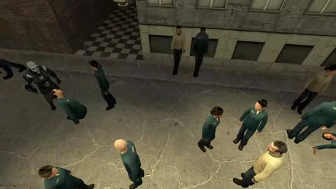 3D Computer Game - Police Brutality - Take 01 動画素材 229187922