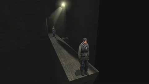 3D Computer Game - Watchmen - Take 03 動画素材 229188028