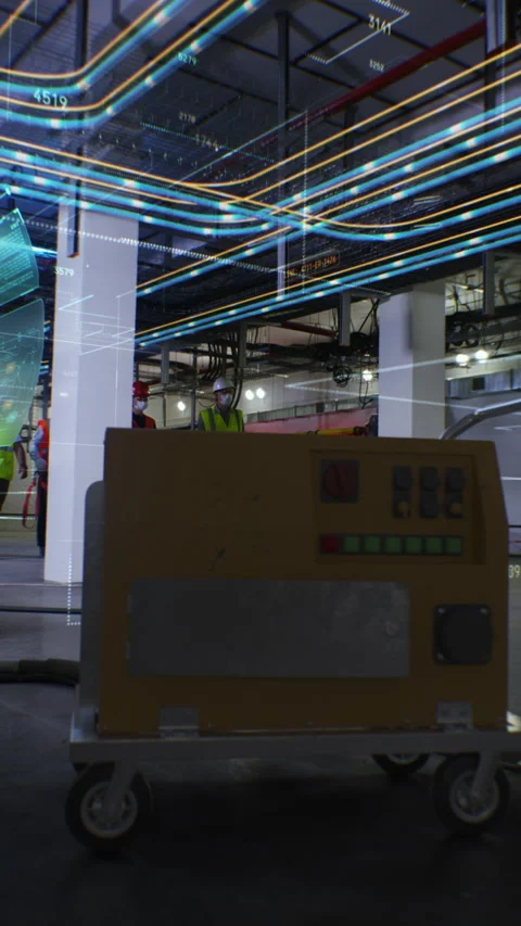 3D computer graphics of pipelines for gas transmission Stock Footage 273123833