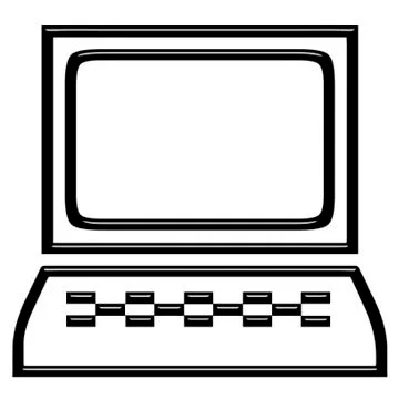 3D Computer Stock Illustration