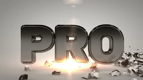 3d concept when dropping the word PROBLEM it make you a PRO with more experience Stock Footage 61832714