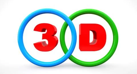 3d concept words on the rings Stock-Illustration