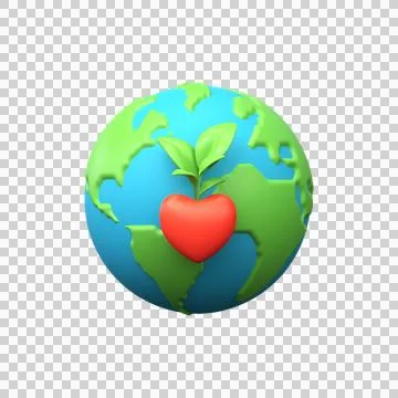 3d Concept for World Environment Day or Earth Day Stock Illustration