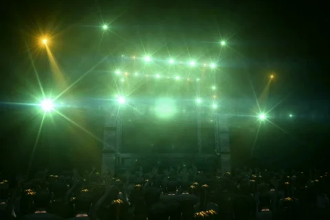 3D Concert NTSC Stock Footage 736399