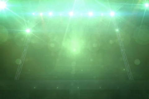 3D Concert NTSC Video stock 737754