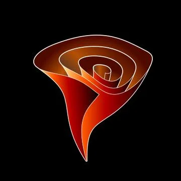 3d conch graphic  Stock Illustration