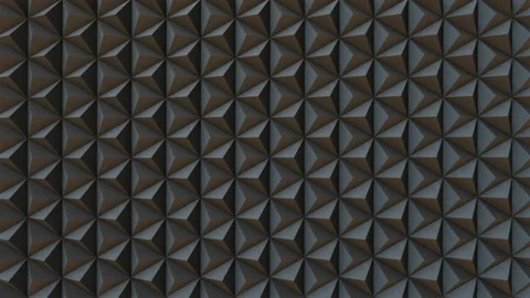 3D Concrete Triangle Pyramid Tech Background - Moving Up Diagonal Left  - 09 Stock Footage 169898771