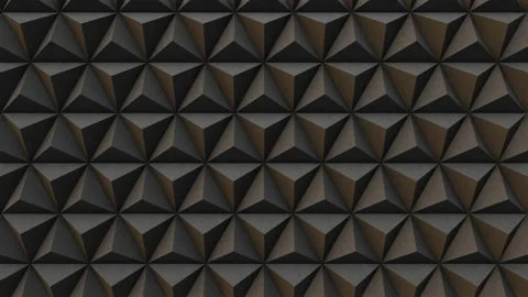 3D Concrete Triangle Pyramid Tech Background - Moving Up  - 07 Stock Footage 169898809
