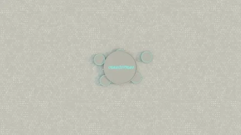 3d connection abstract template Stock Footage 264091906