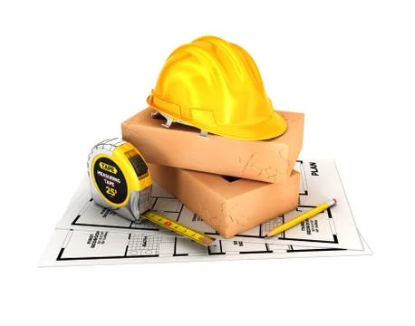 3d construction concept Stock Illustration