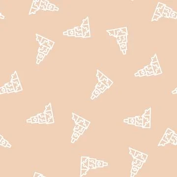 3d constructor and puzzle toy line vector seamless pattern Illustrazione stock