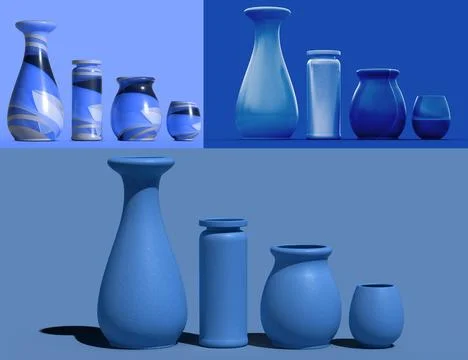 3D CONTAINERS Stock Illustration