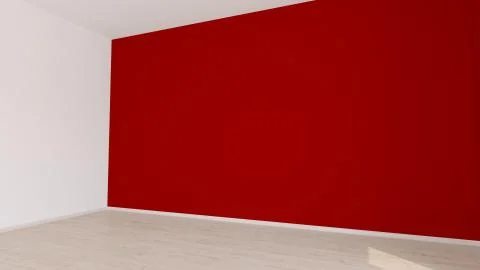 3D Contemporary Empty Room Stock Illustration
