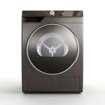 3D of a contemporary front-loading washing machine Stock Illustration