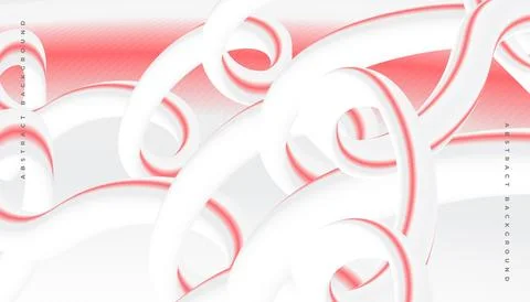 3d cool white color liquid background design with creative gradient colors 库存插图