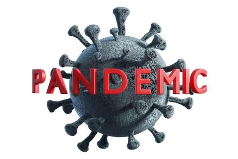 3d coronavirus bacterium Stock Illustration