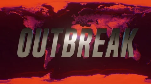 3D Coronavirus Outbreak title page animation. Stock Footage 123719726
