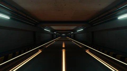 3D Corridor Stock Footage 105485033