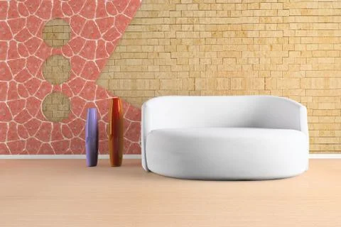 3d couch Stock Illustration