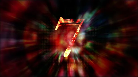 3D Countdown ten seconds colorful spark magic light Stock Footage 149196038